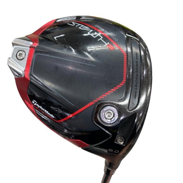 【中古】 テーラーメイド STEALTH2 9° ドライバー DR TENSEI RED TM50(STEALTH DR) (フレックスS) メンズ 男性用 右利き 右用 Cランク ゴルフクラブ
