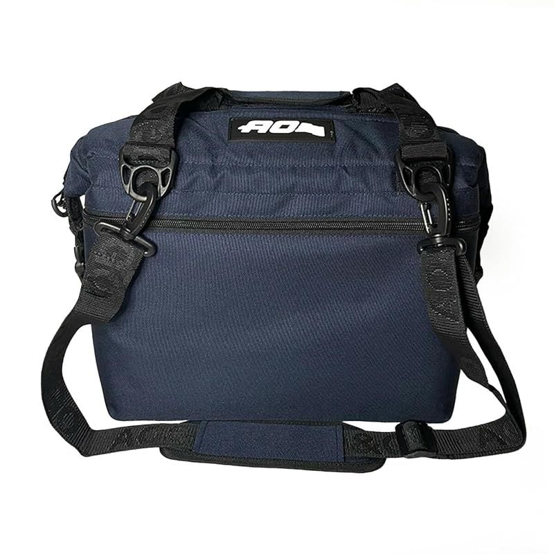 【新品】 [ エーオー クーラーズ ] AO Coolers クーラーバッグ 12パックキャンバス ソフトクーラー AO12NB ネイビーブルー 12 PACK CANVAS NAVY BLUE ソフトクーラーバッグ アウトドア [並行輸入品]