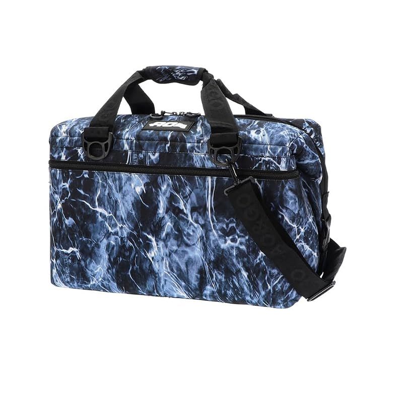 【新品】 [エーオー クーラーズ] AO Coolers クーラーバッグ 36パックキャンバス ソフトクーラー AOELBF36 ブルーフィン 約34L 36 PACK Bluefin ソフトクーラーバッグ [並行輸入品]