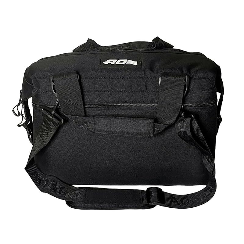 【新品】 [ エーオー クーラーズ ] AO Coolers クーラーバッグ 24パックキャンバス ソフトクーラー AO24BK ブラック 約23L ソフトクーラーバッグ クーラーボックス アウトドア [並行輸入品]