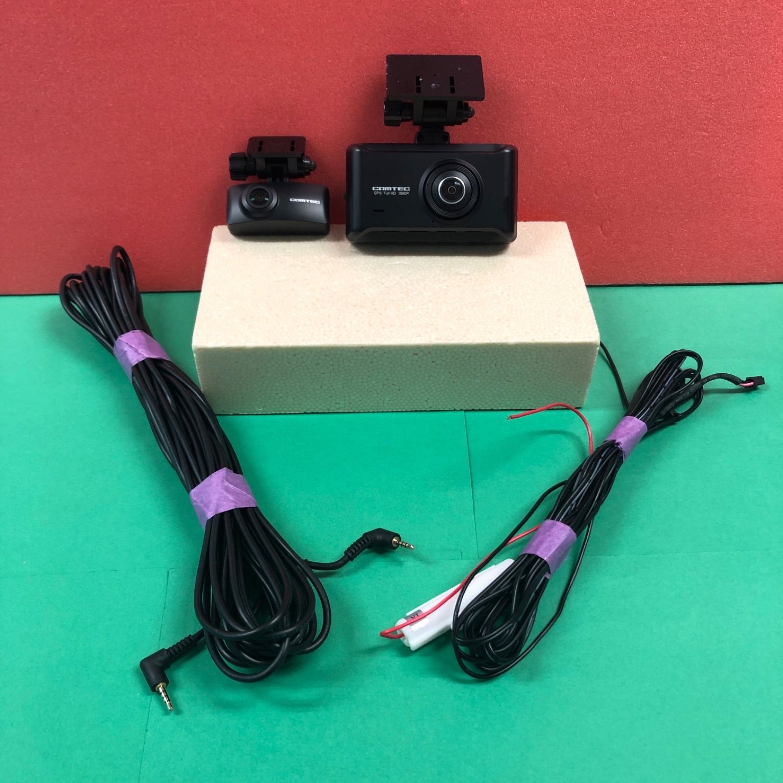 コムテック ドライブレコーダー ZDR 025 前後 2カメラ ドラレコ フルHD
