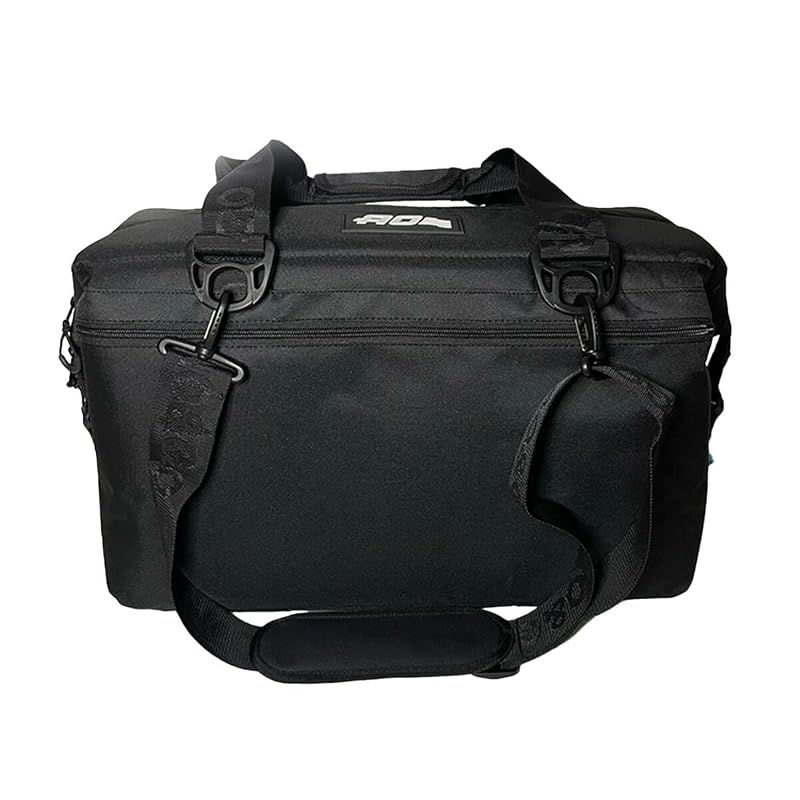 【新品】 エーオー クーラーズ AO Coolers クーラーバッグ 36パックキャンバス ソフトクーラー AO36BK ブラック 36 PACK CANVAS BLACK ソフトクーラーバッグ アウトドア [並行輸入品]