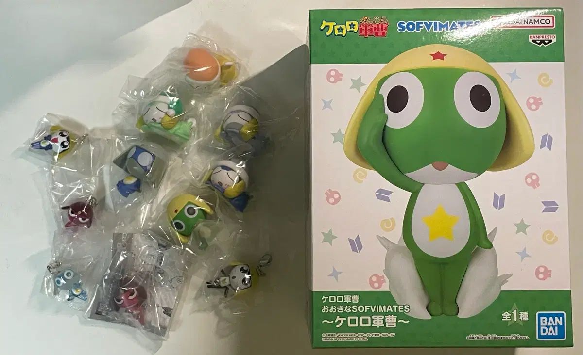 カエル中佐ケロロ バンプレスト SOFVIMATES フィギュア ガチャ