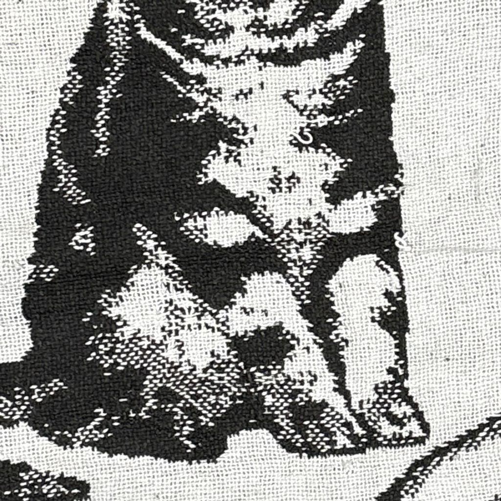vintageラグ ブランケット マルチカバー タペストリー ネコ キャット