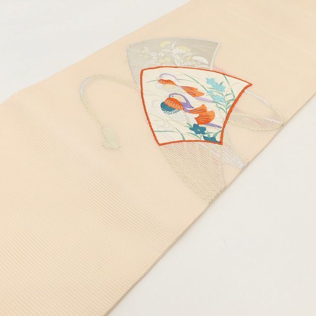 百華❀Y5332◇新品 夏着物 絽 鴛鴦 正絹 名古屋帯 - メルカリ
