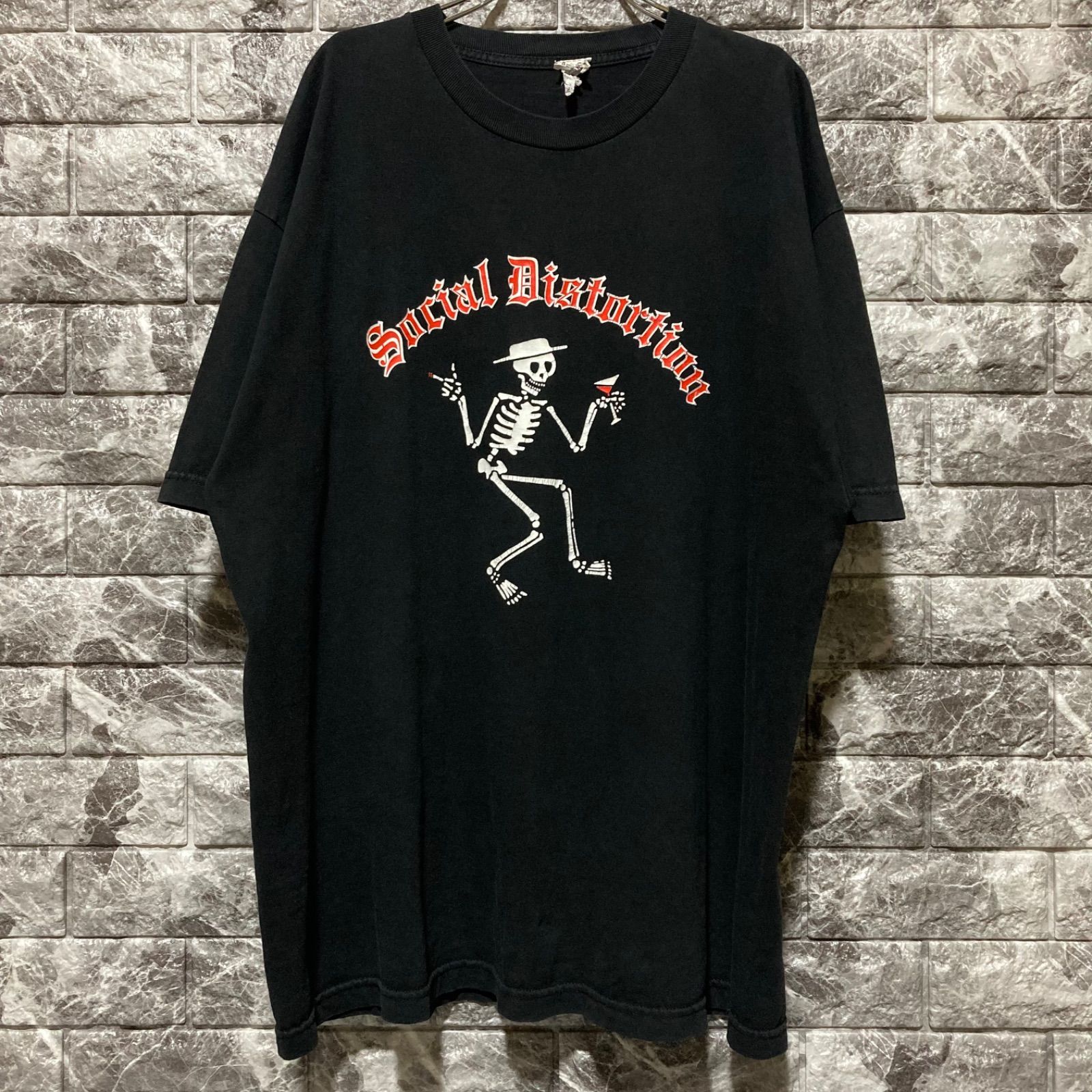 SOCIAL DISTORTION Tシャツ XL BLACK 黒 ソーシャルディストーション