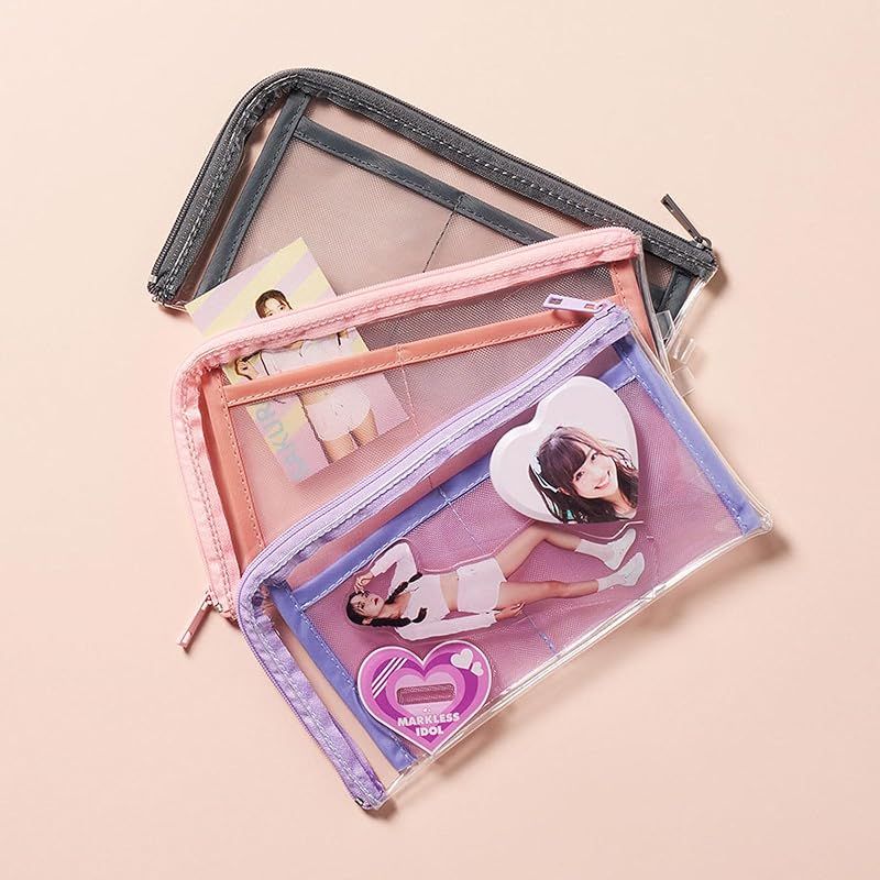 新品】 クリア ロングポーチ | 推し活グッズ 推し活 ペンケース トレカ