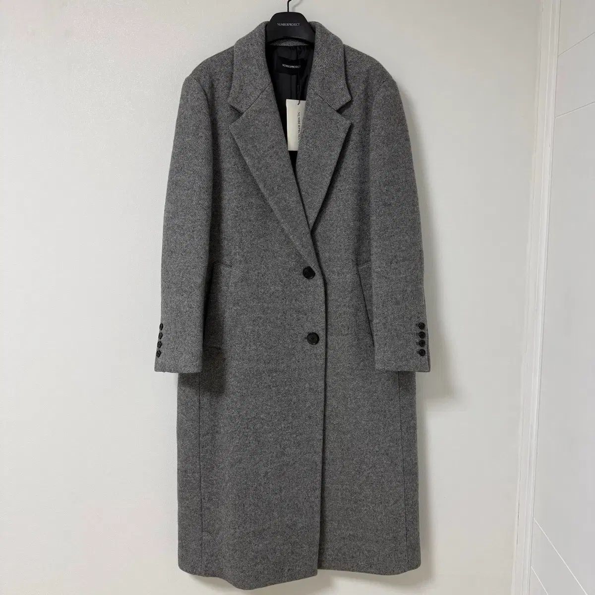 66 ナンバープロプロジェクト ロング コート 新品 グレー