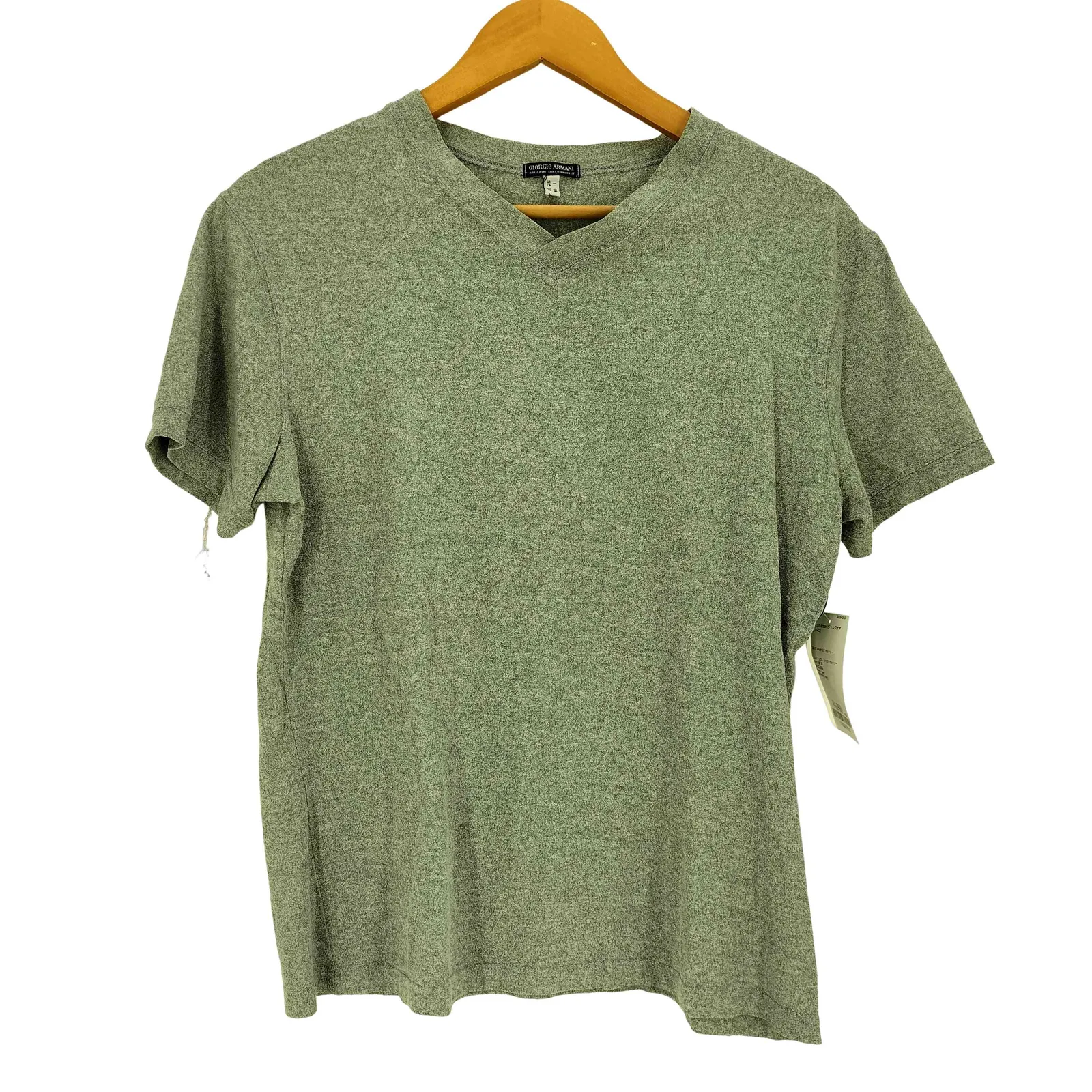 ジョルジオアルマーニ Giorgio Armani 黒タグ Vネック S/S カットソー