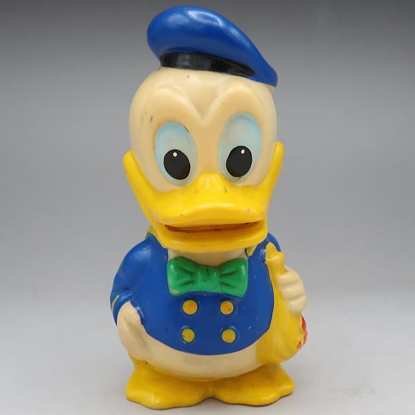 Disney Donald Mitsubishi Bank Piggy Bank Bolso de mano izquierda años 80 DD01952