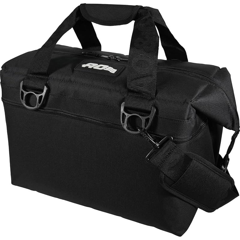 【新品】 【日本正規品】AO Coolers (エーオークーラーズ) 24パック キャンバス ソフトクーラー ブラック 23L 軽量 保冷 クーラーボックス クーラーバッグ 保冷バッグ アウトドア キャンプ ピクニック (正規品5年)