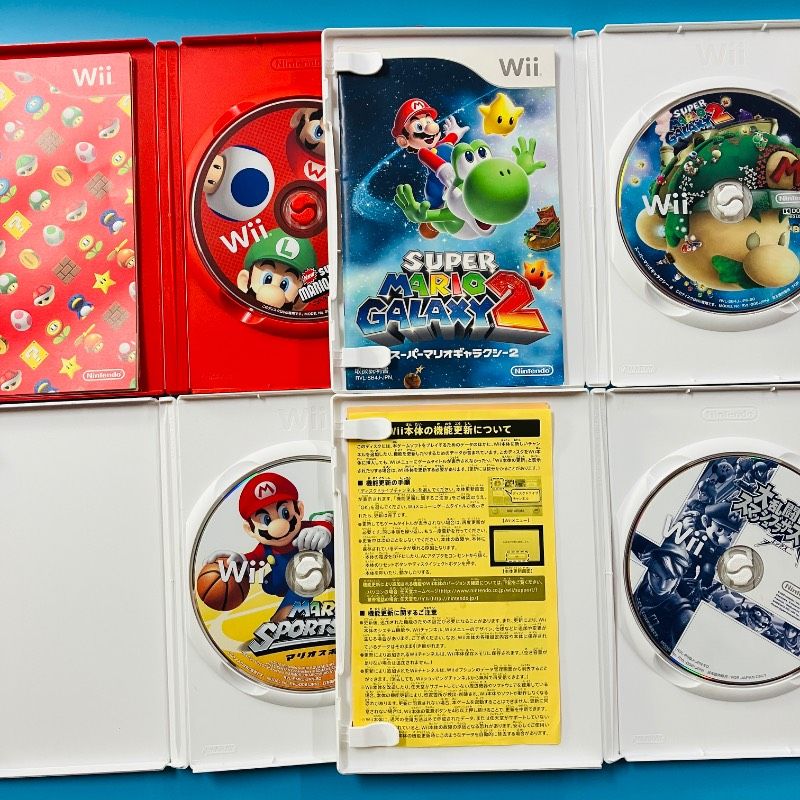 4点セット】Wii New スーパーマリオブラザーズ Wii スーパーマリオ