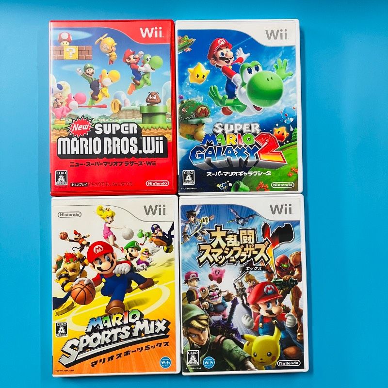 Wii 本体 ニュースーパマリオブラザーズ セット 4点セット】Wii New スーパーマリオブラザーズ Wii スーパーマリオ