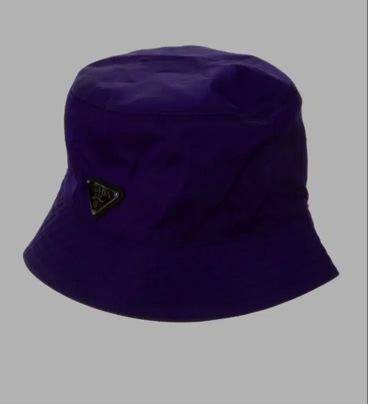 PRADA プラダ ナイロン ユニセックス L PURPLE パープル バケットハット 帽子