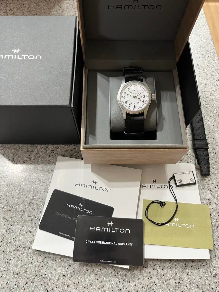 HAMILTON ハミルトン カーキフィールド 手巻き メカニカル 38mm 白文字盤 出品