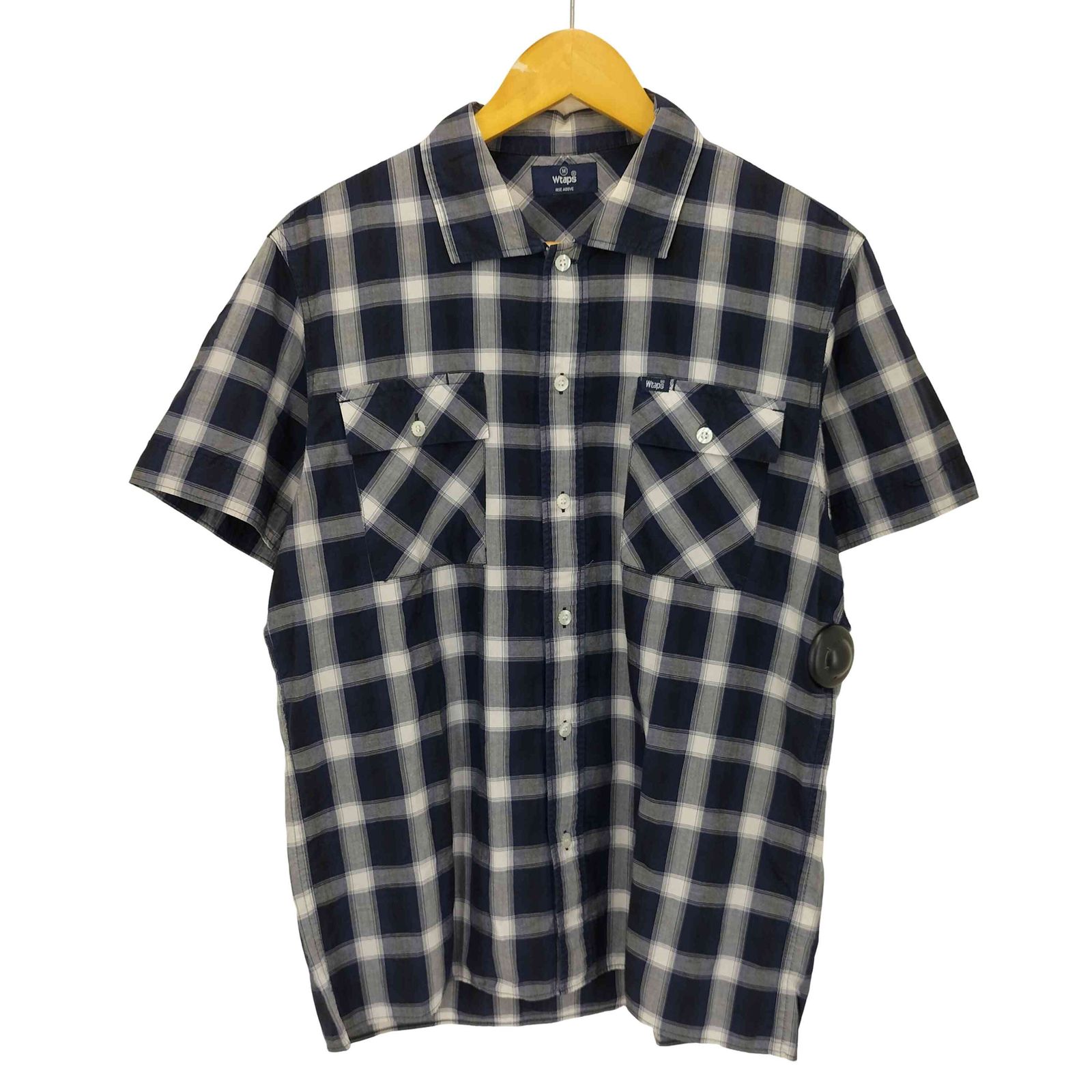 ダブルタップス☆VATOS チェックシャツ☆ ダブルタップス WTAPS VATOS S/S オンブレチェック シャツ メンズ JPN