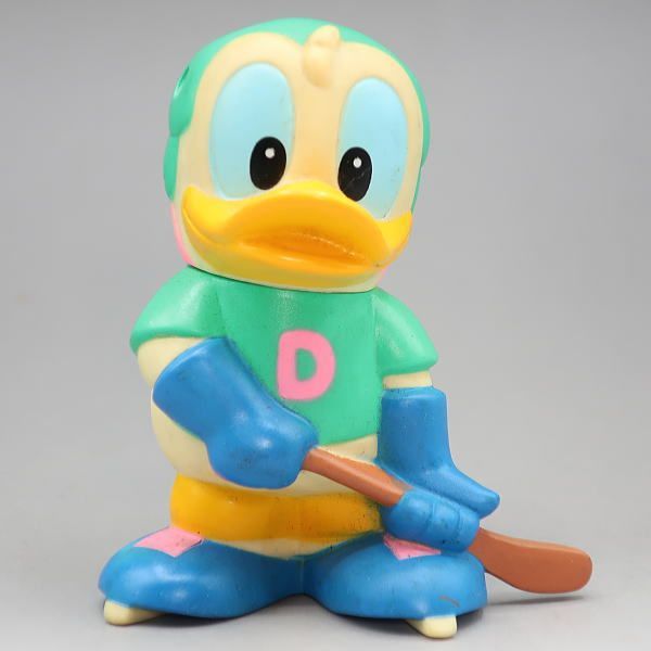 Disney Donald Mitsubishi Bank Piggy Bank Hockey sobre hielo Finales de los 80 - Principios de los 90 DD01991