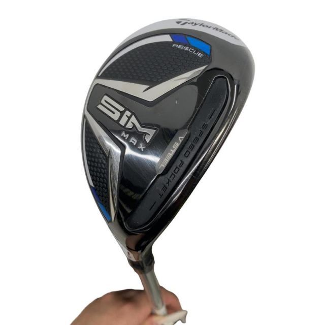 【中古】 テーラーメイド SIM MAX U4 ユーティリティ UT 純正特注シャフト (フレックスS) メンズ 男性用 右利き 右用 Cランク ゴルフクラブ