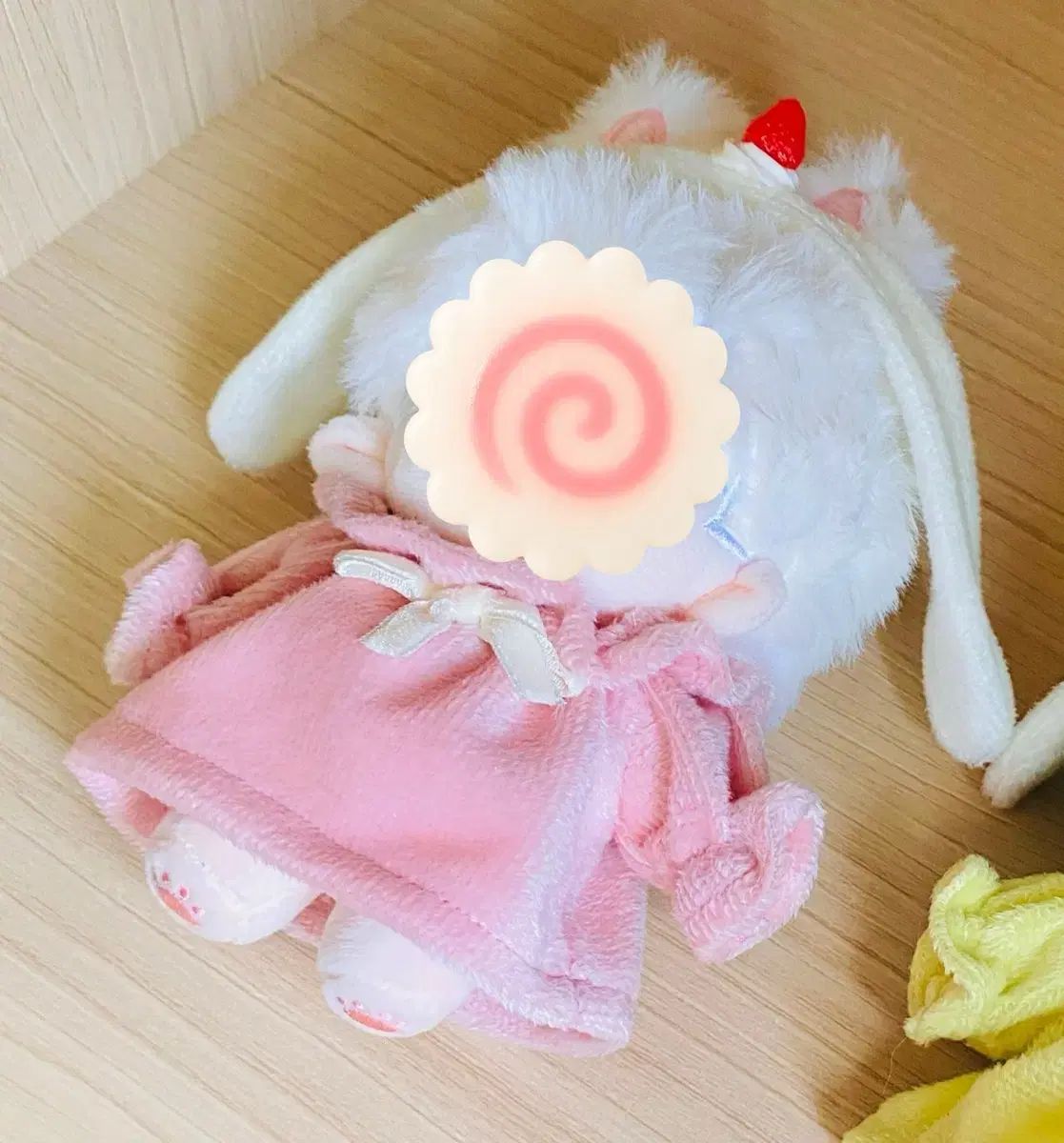 10cm ふわふわONE PIECE いちごクリーム ぬいぐるみ服