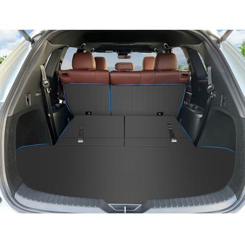 YORKNEIC CX-8 ラゲッジマット KG系 7人乗り H29.12? 車種専用 背もたれカバー cx8 トランクマット シートバックカバー バックマット 合成革材質 カーゴマット 耐汚れ 防水 二列＆三列背もたれカバー＆ラゲッジマット ストラップ式as