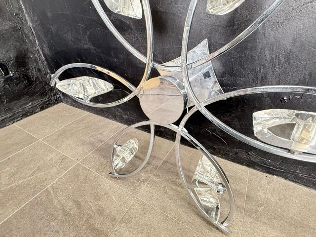 IDC 大塚家具 6灯 シャンデリア 照明器具 【中古】動作保証 MAN-0885/6