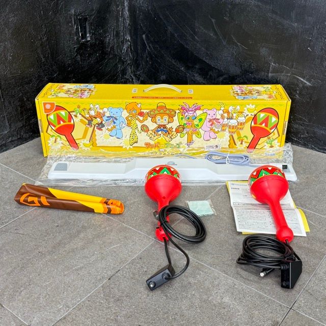 SEGA　HKT-9700 ソフト＋コントローラー『サンバDE アミーゴ同梱』 未使用 ドリームキャスト サンバDEアミーゴ対応 マラカスコントーラ