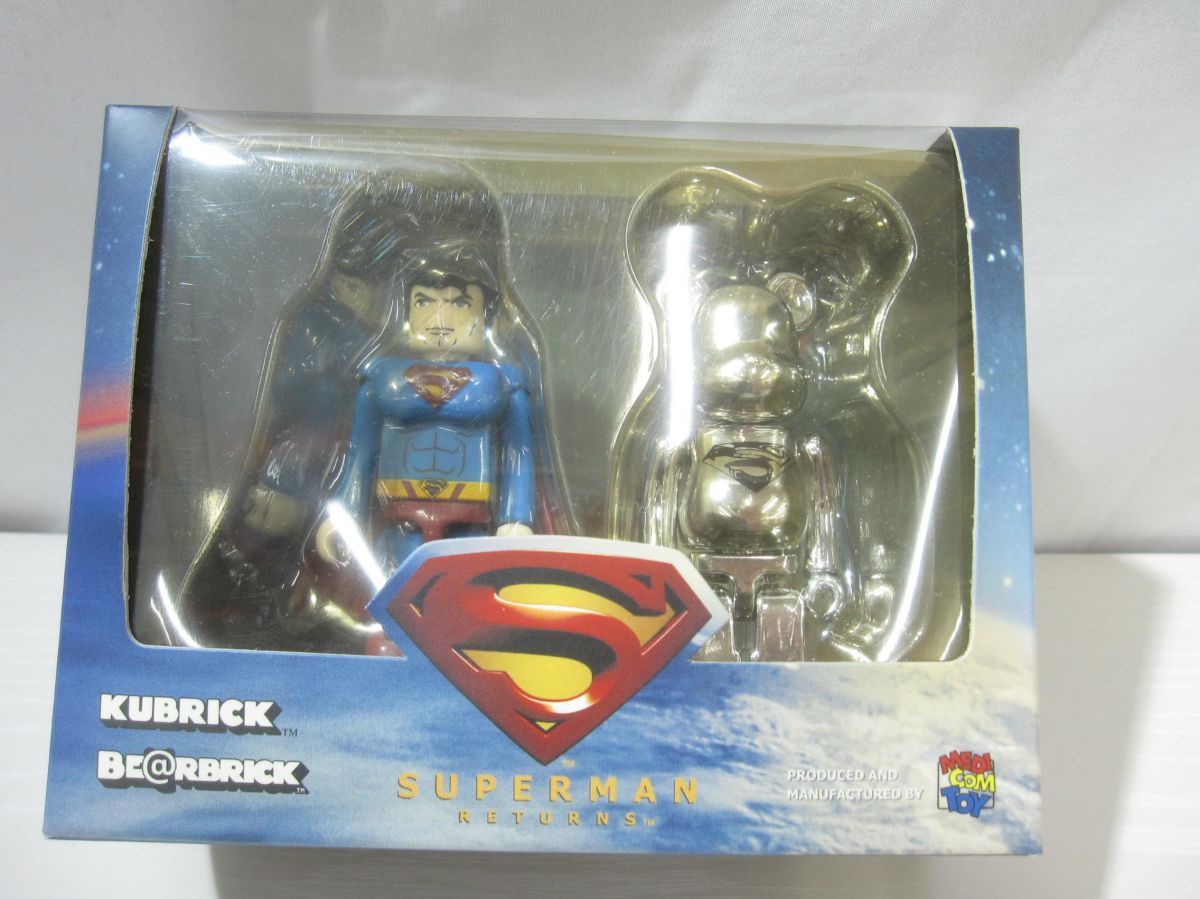 未開封 ホビー KUBRICK BE@RBRICK スーパーマン マン・オブ・スティールセット ベアブリック 未開封 ホビー KUBRICK BE@RBRICK スーパーマン マン・オブ