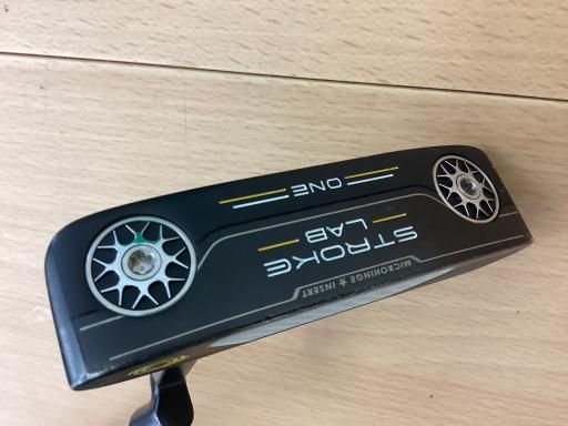 【中古】 オデッセイ STROKE LAB BLACK ONE 34インチ パター PT STROKE LAB BLACK (フレックスその他) メンズ 男性用 右利き 右用 Dランク ゴルフクラブ