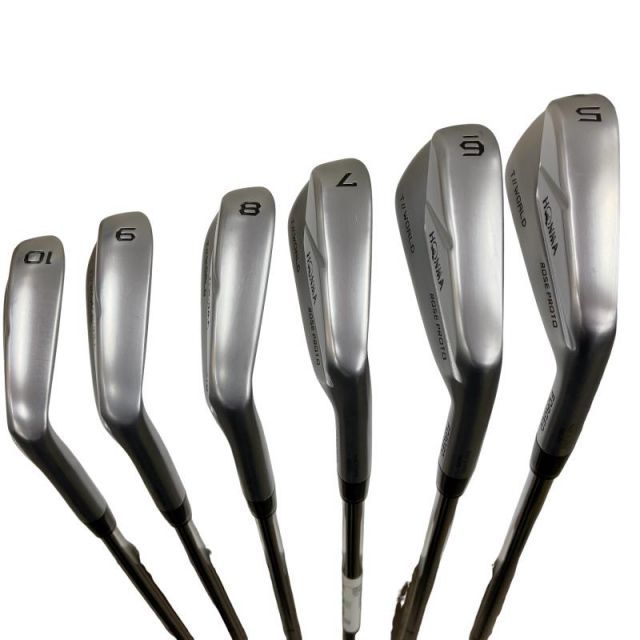中古】 本間ゴルフ TOUR WORLD TW-MB ROSE PROTO 6S アイアンセット IR