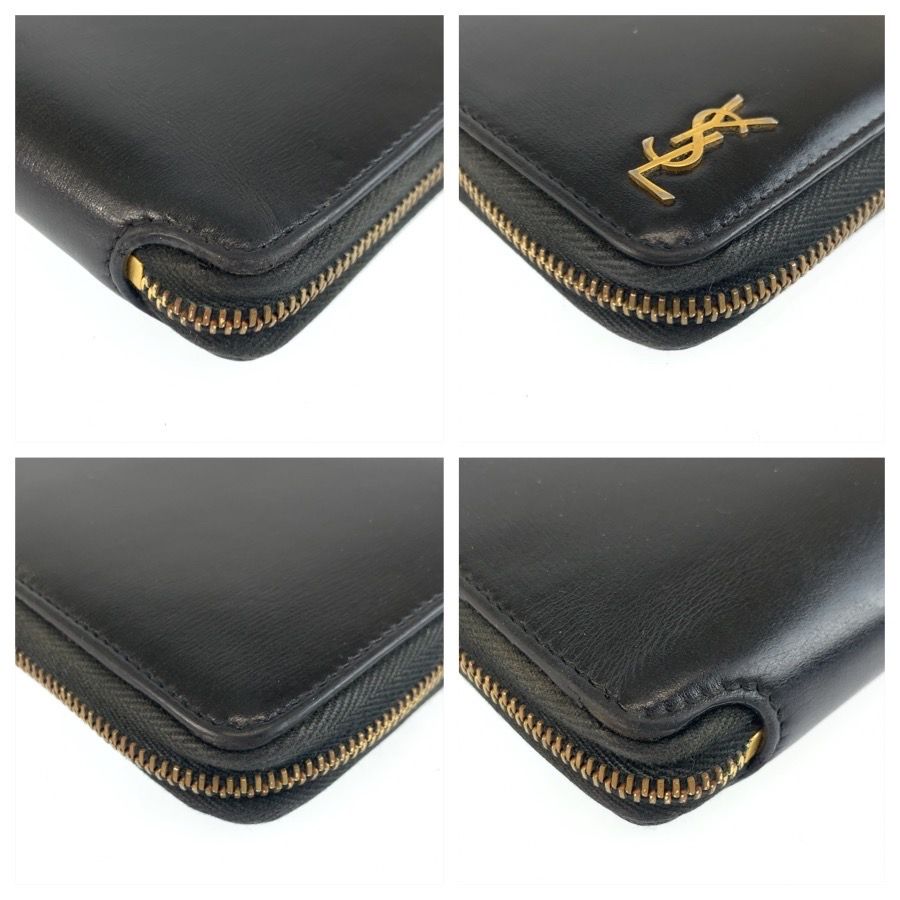 美品 SAINT LAURENT PARIS サンローランパリ YSL タイニー ブラック
