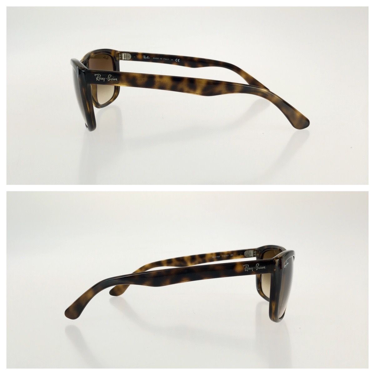 美品 Ray-Ban レイバン ハバナ ブラウン シルバー金具 プラスチック