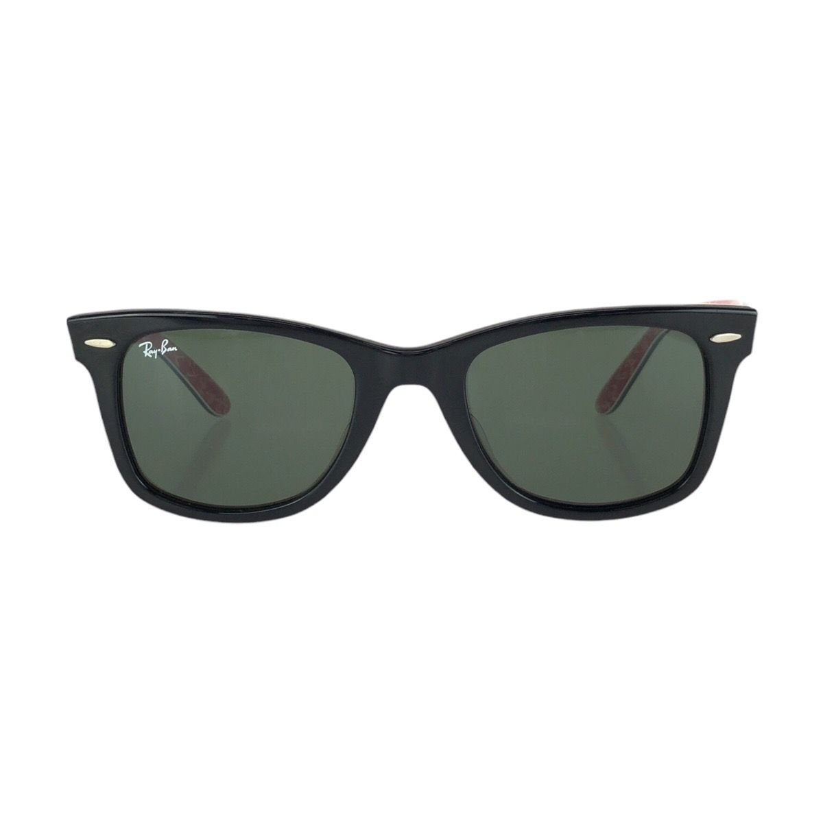 美品 Ray-Ban レイバン ウェイファーラー ブラック レッド シルバー
