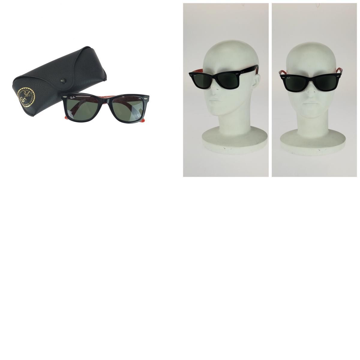 美品 Ray-Ban レイバン ウェイファーラー ブラック レッド シルバー