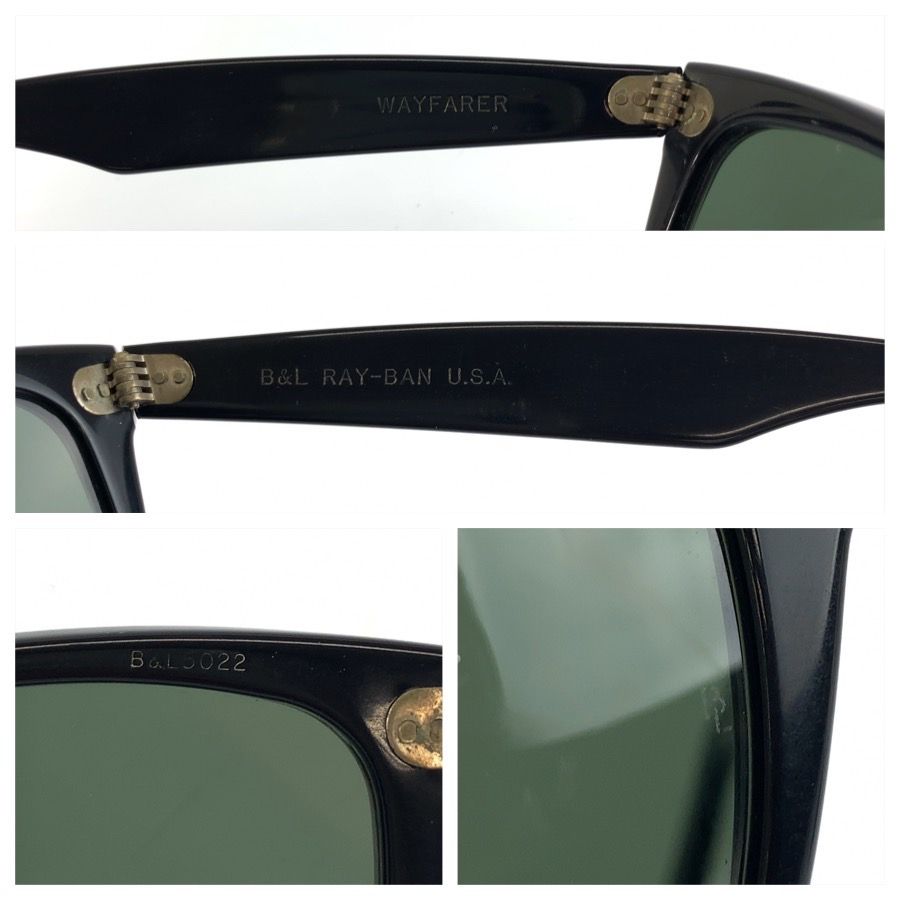美品 Ray-Ban レイバン ヴィンテージ B&L ウェイファーラー ブラック
