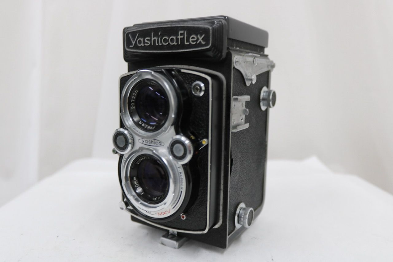 【返品保証】 ヤシカ Yashica Yashicaflex 80mm F3.5 二眼カメラ e15592