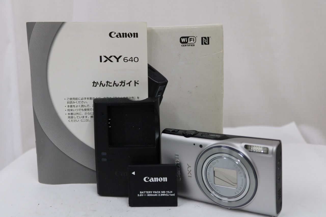 【返品保証】 【元箱付き】キャノン Canon IXY 640 12x バッテリー チャージャー付き コンパクトデジタルカメラ e15601