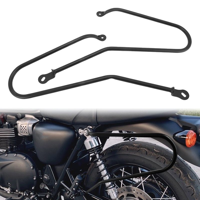 トライアンフボンネビル T100/T120 スラクストン1200 用 鉄製サドルバッグガード