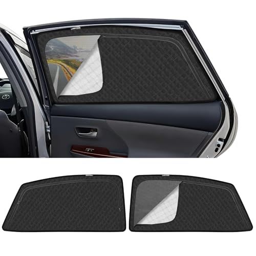 新型 プリウス40系 ZVW40系 専用 サンシェード マグネット 後席 換気 断熱 2in1一体式 カーシェード pruis 40系 メッシュカーテン 日除け メッシュサンシェード 日焼け防止 UVカット 遮光 日差し 紫外線カット 虫よけ 24ef9da9