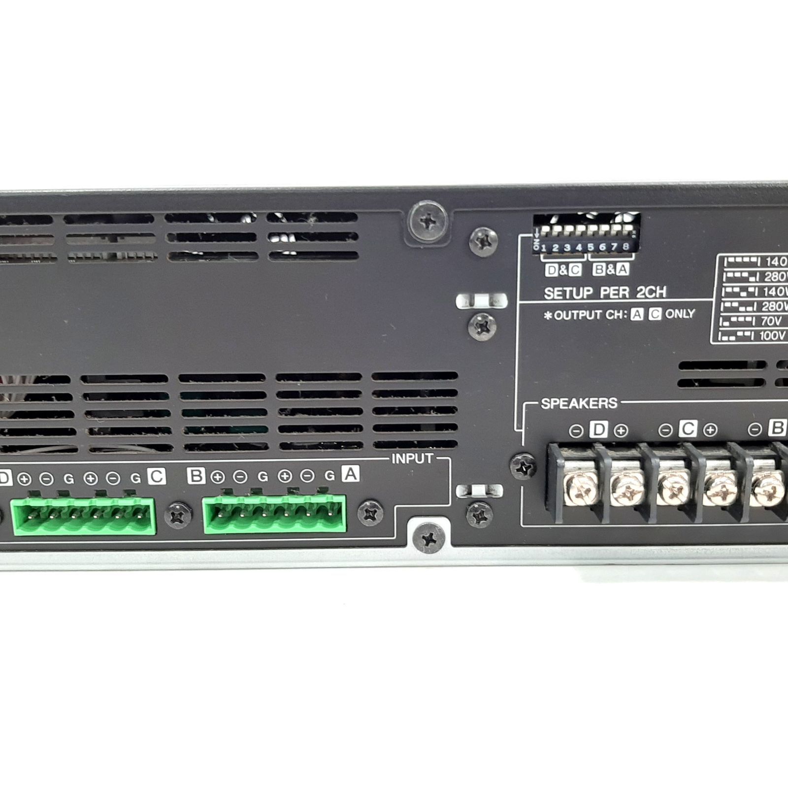 YAMAHA パワーアンプ XMV4140 4ch 通電確認済み ジャンク ラック