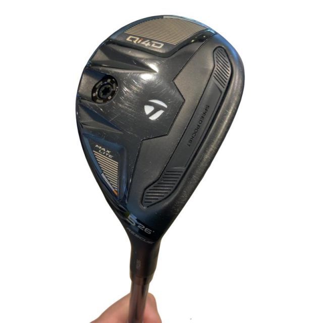 【中古】 テーラーメイド Qi4D MAX LITE U5 ユーティリティ UT REAX 45(Qi4D UT) (フレックスR) メンズ 男性用 右利き 右用 Cランク ゴルフクラブ