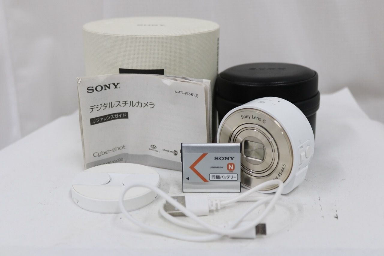 【返品保証】 【元箱付き】ソニー Sony Cyber-shot DSC-QX10 バッテリー付き デジタルスチルカメラ e15632