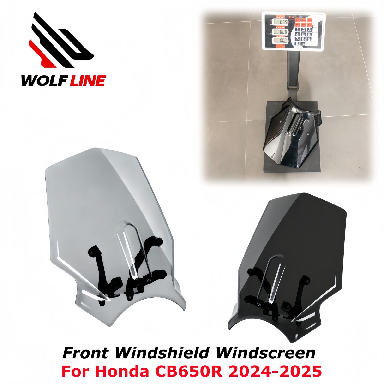 WOLFLINE ホンダ CB650R 2024-2025 フロントウィンドシールド