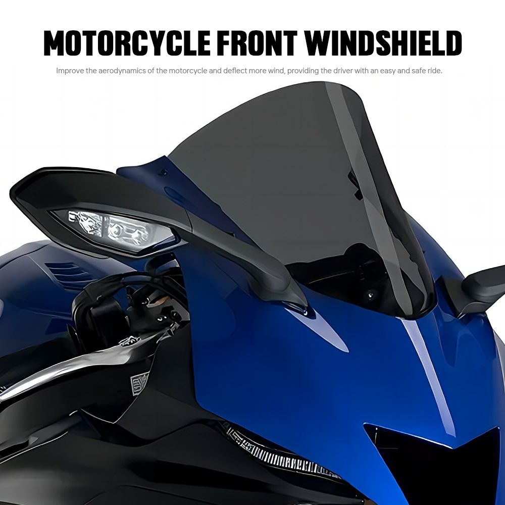 ヤマハ YZF-R6/R7 用 フロントウィンドシールド 2017-2024