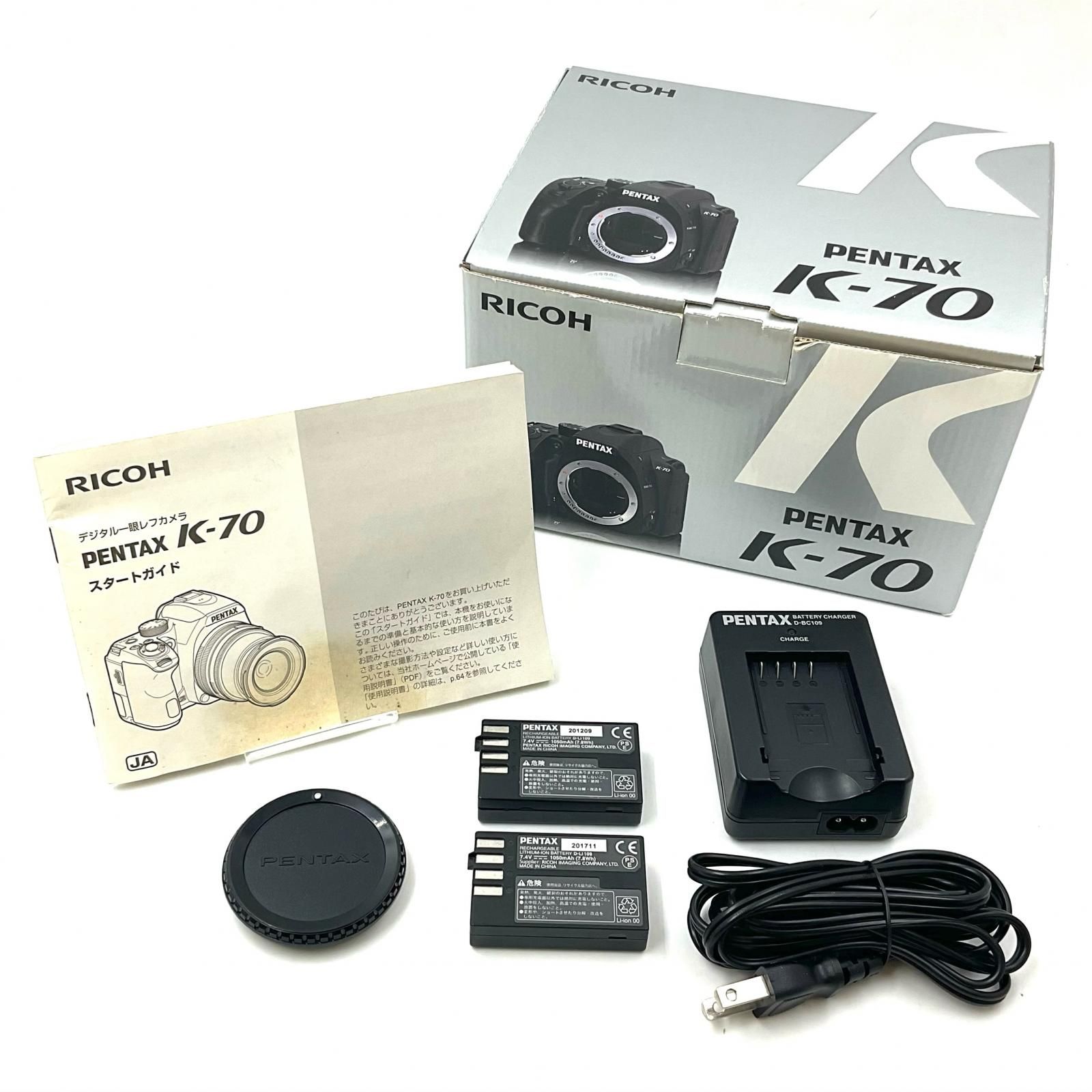 【全額返金保証】【最速発送】PENTAX デジタル一眼 K-70 ボディ シルキーシルバー 美品 動作確認済 全額返金保証】【最速発送】PENTAX デジタル一眼 K-70 ボディ