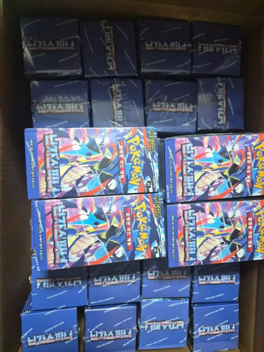 ポケットモンスター TCG MEGA拡張パック 忍者スピナー 6ボックス (180パック/ハン版)
