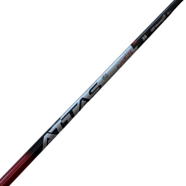 【中古】 テーラーメイドスリーブ付き(Qi4D系) マミヤドライバー用 シャフト ATTAS RX SUNRISE RED 5 (フレックスS)Bランク ゴルフクラブ