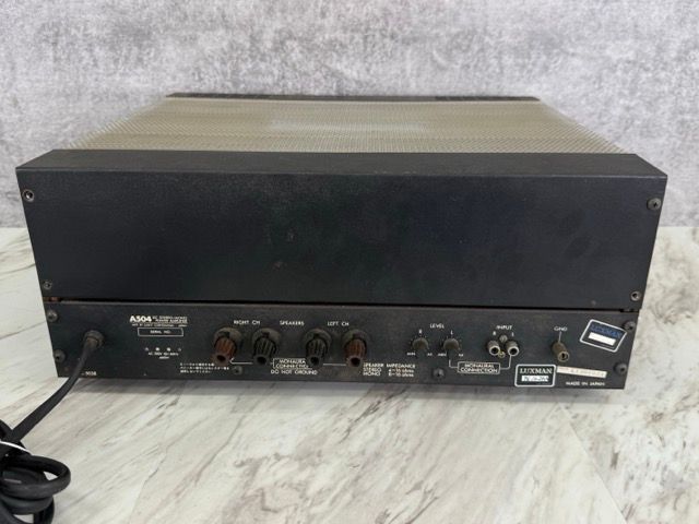音出しOK LUXMAN LUXKIT THE POWER A504 ステレオ パワーアンプ