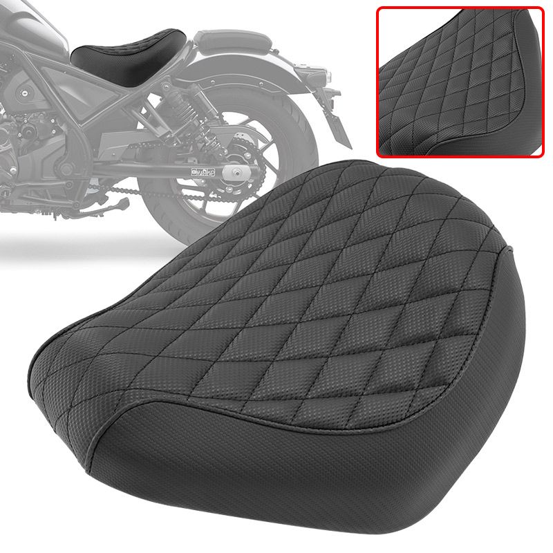 ホンダ レブル CMX1100 2021-2025 用 フロントPUレザーソロシートクッション 黒 10,226円