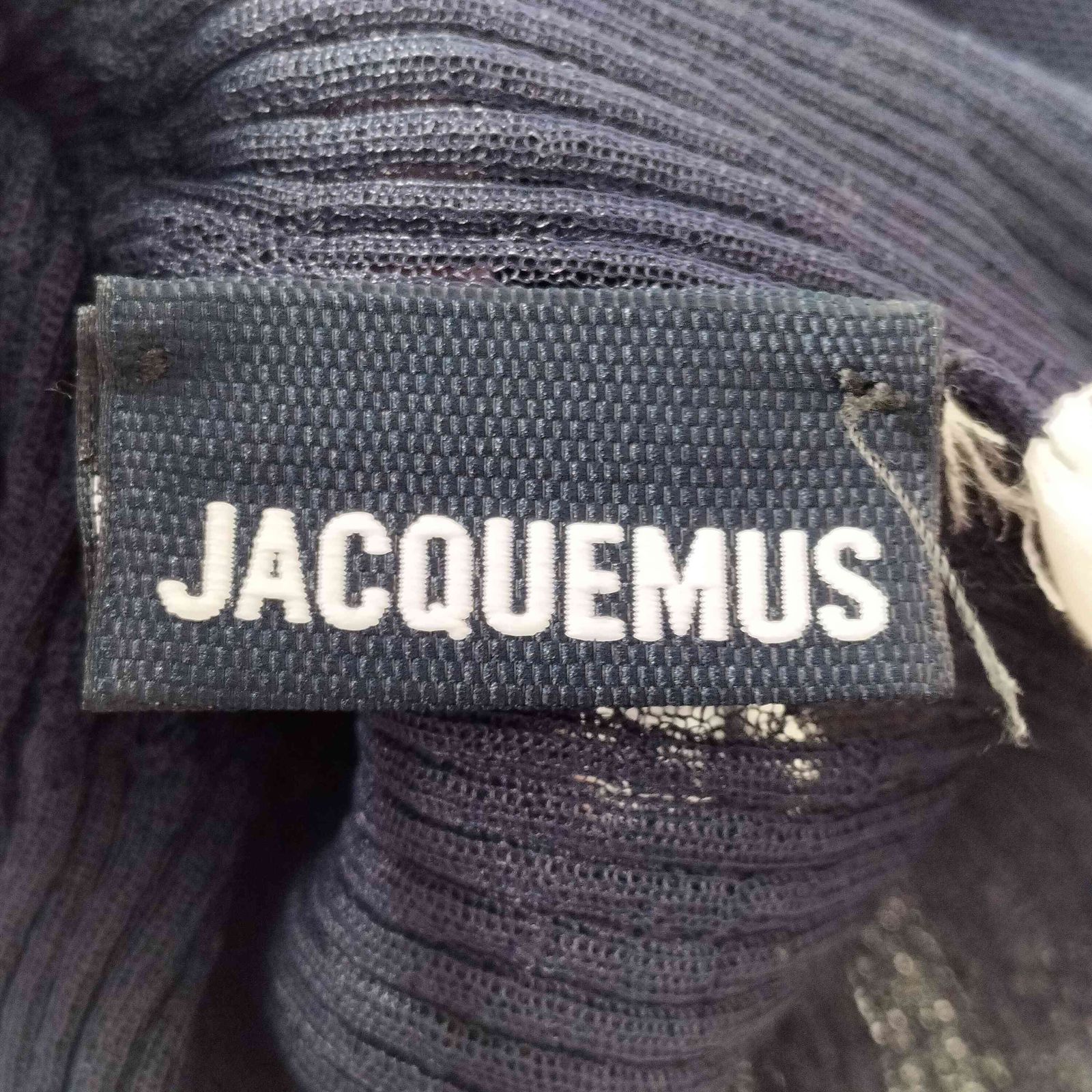 ジャックムス JACQUEMUS Sheer Rib Knit Polo Cardigan シアー リブ