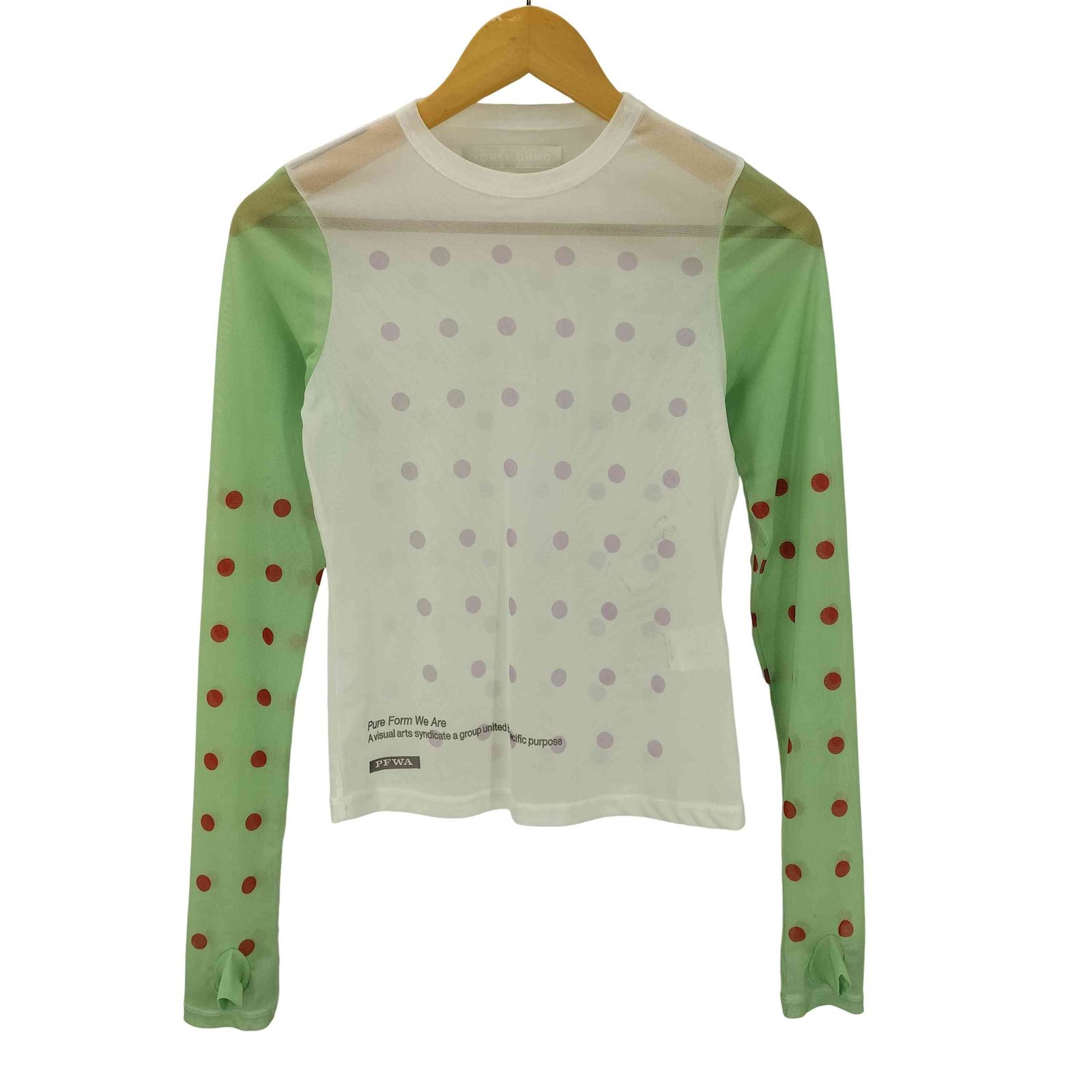 ヨウヘイオオノ yohei ohno 25AW Graphic Mesh Top グラフィック
